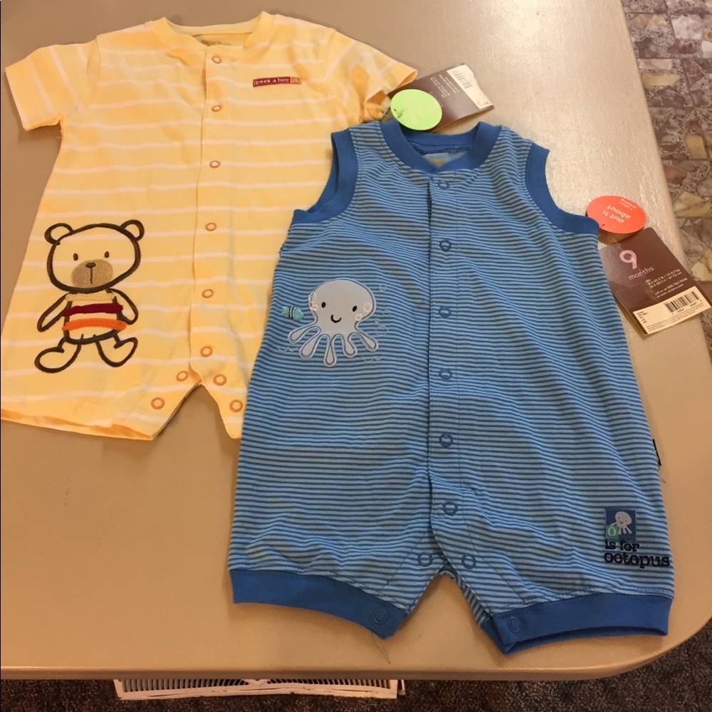 NWT 2 Carter’s Onesies 9 months
